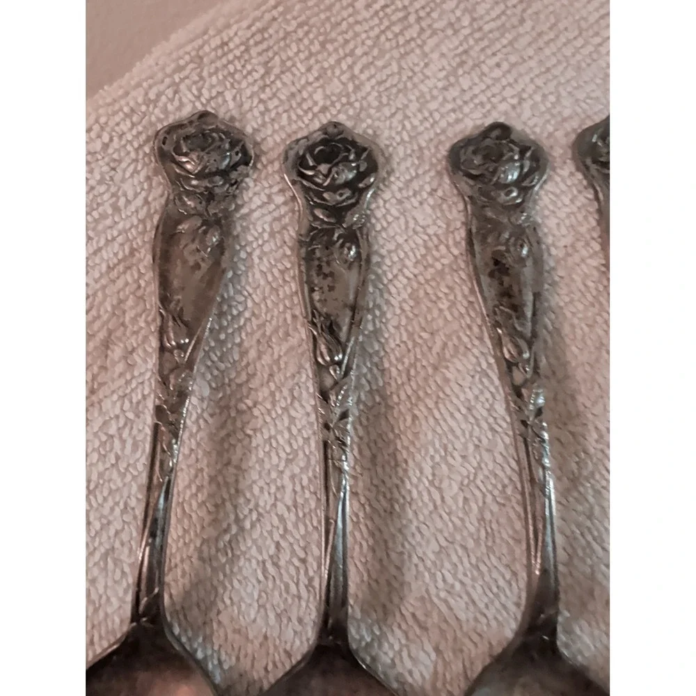 Berkshire Three 1915 Teaspoon Lot of 6 Berkshire Silver Co